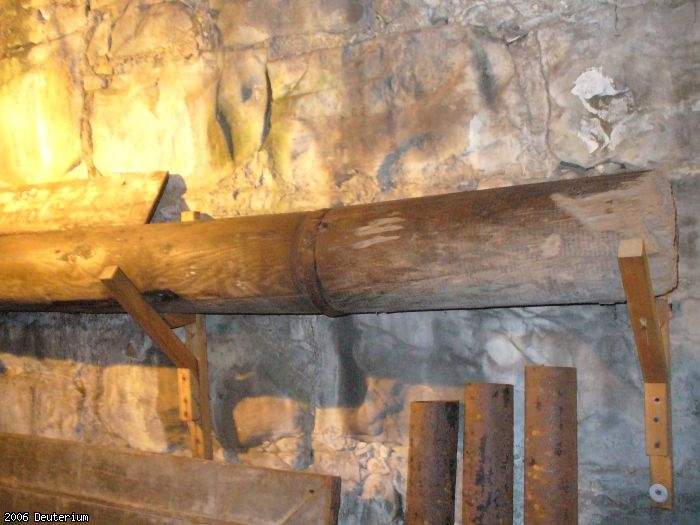 Gallery: Seattle Underground > Guided Tour :\ > Wooden water pipe ...